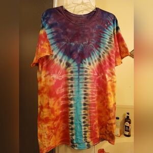 Multicolor Tie-Dye Men's‎ Shirt. XL